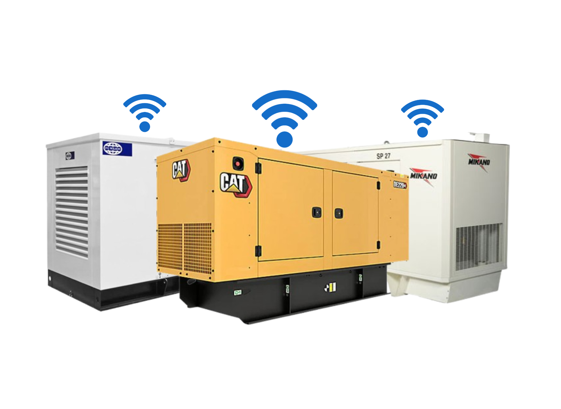 Generator monitoring system - monitors diesel levels, genset work hour, engine parameters, etc.